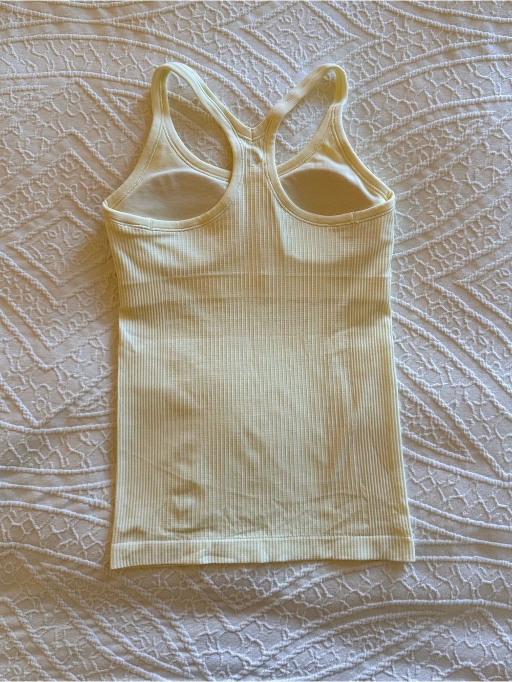 Lululemon Ebb to Street Tank Sundance Yellow Size 6 - Picture 2 of 3